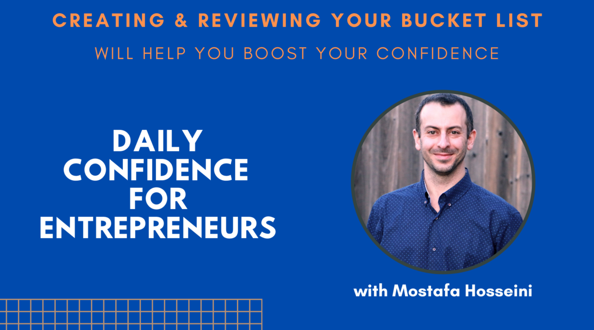 Why is a bucket list important? boost your self confidence