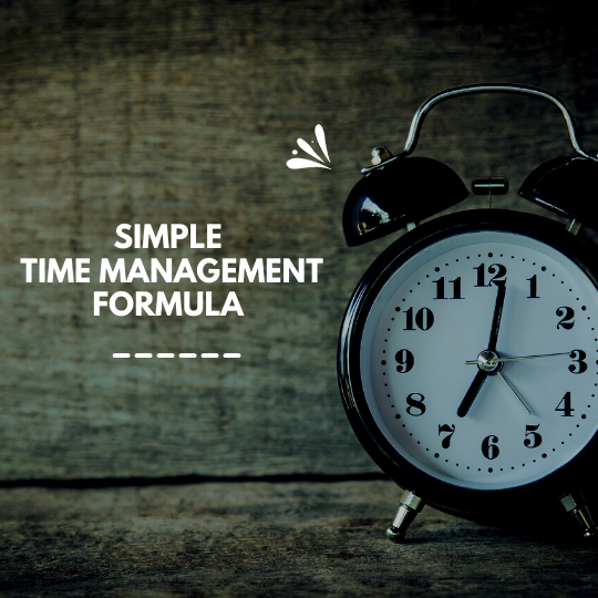 Simple Time Management Formula