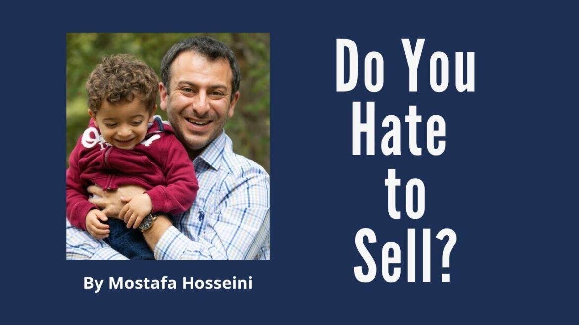 What to do if you hate selling?